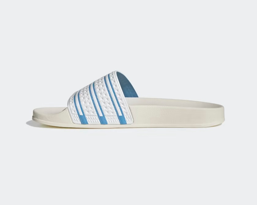 Adidas blue adilette deals