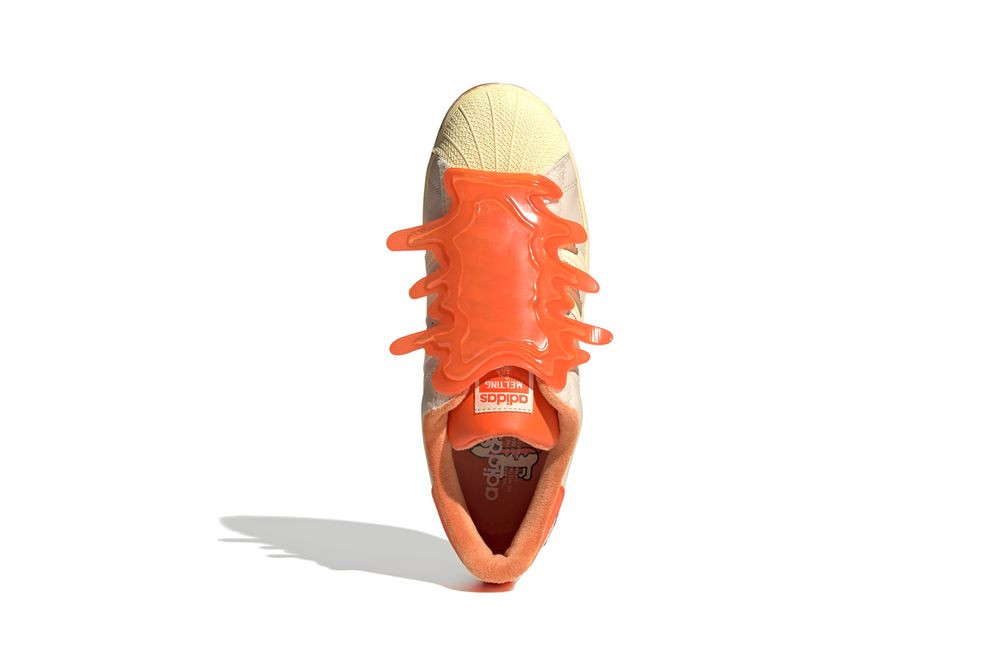 Adidas superstar melting sadness hot dog clearance