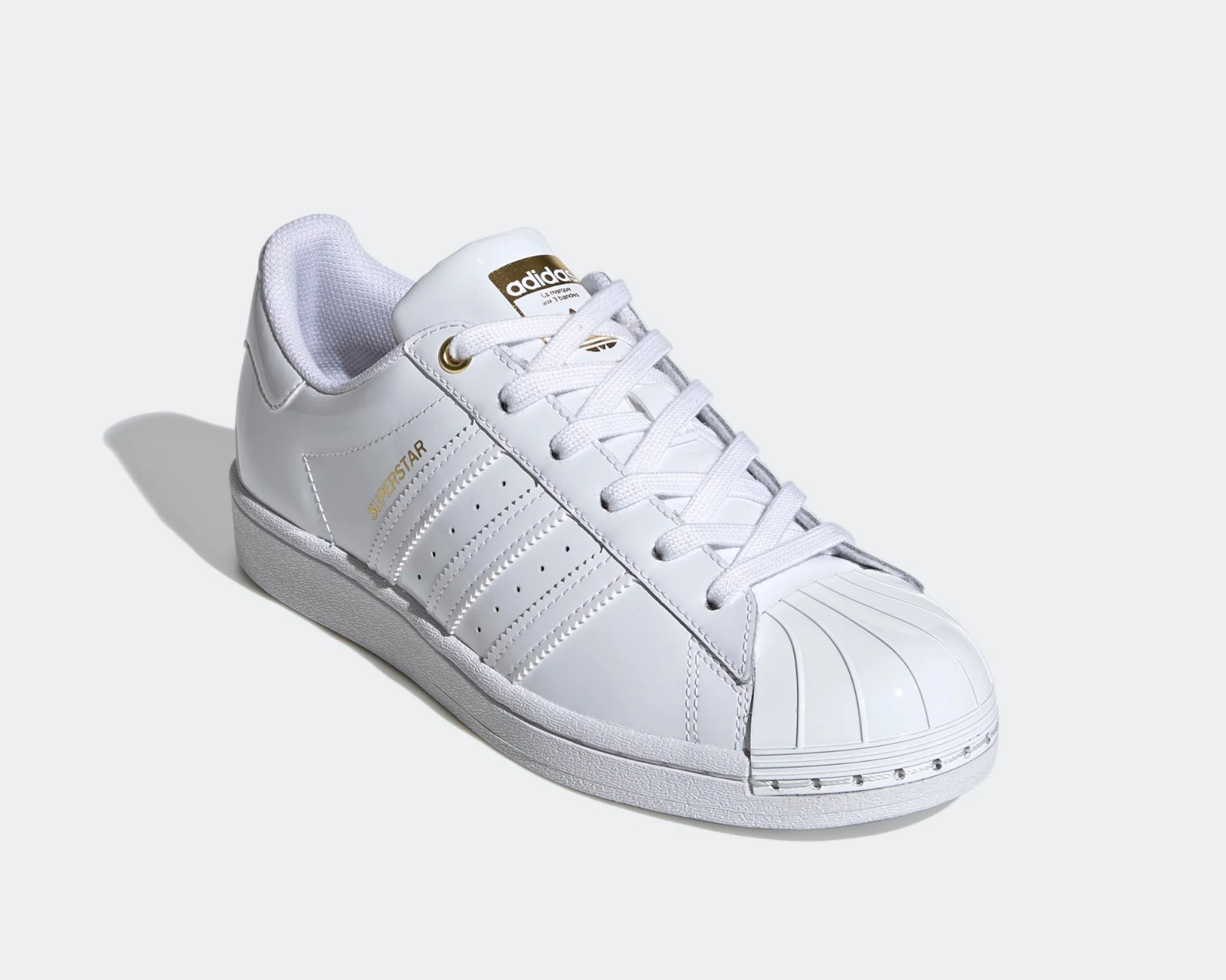 superstar metal toe white