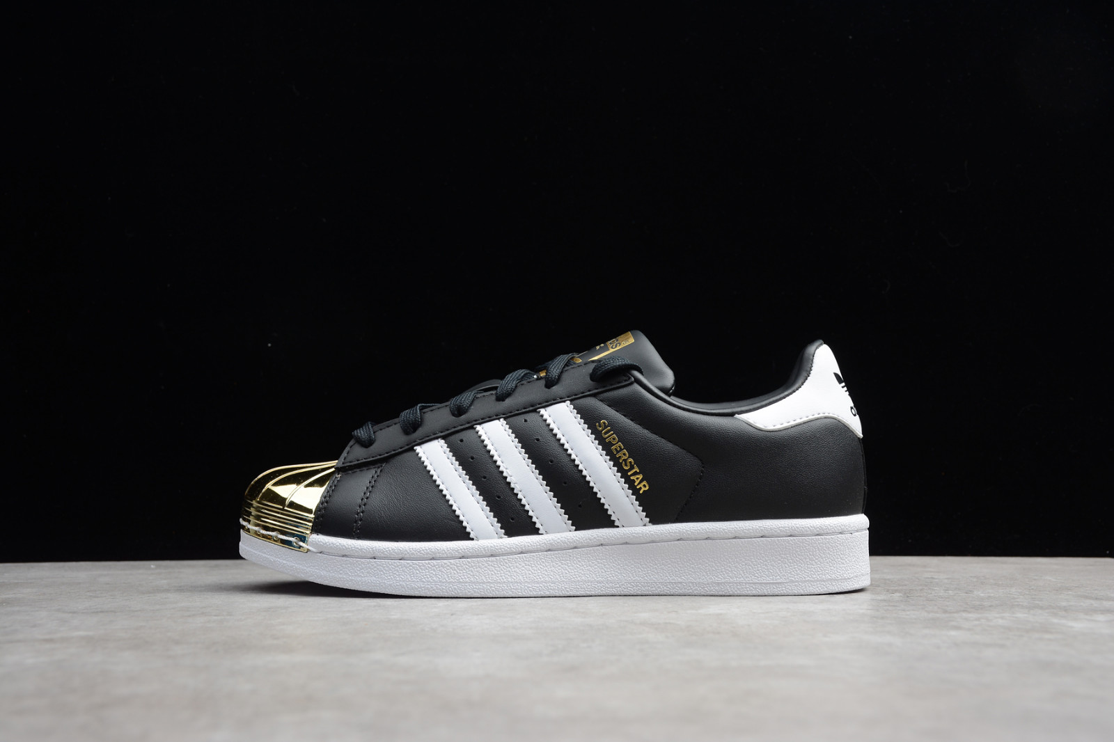 Adidas Womens Superstar Metal Toe Core Black White Gold BB5115 CeprShops adidas rod laver vintage black friday sale ad 2019 Adidas Superstar
