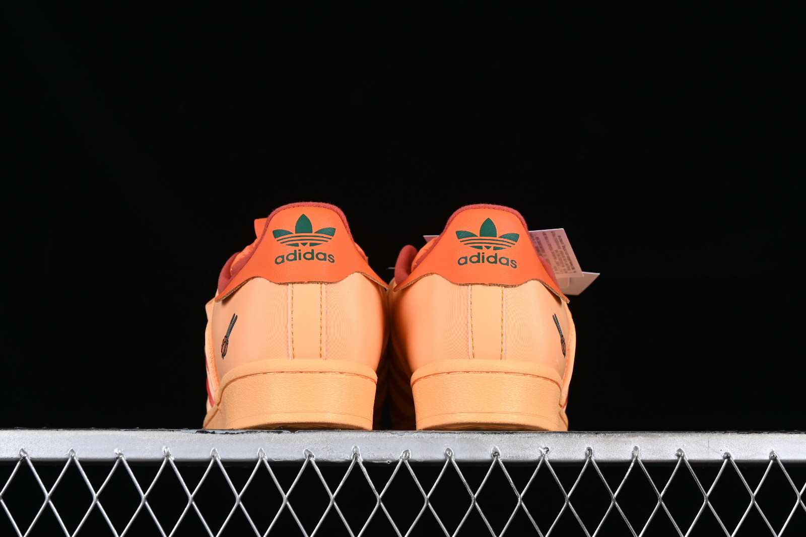 Melting Sadness x Adidas Originals Superstar Arancione Verde