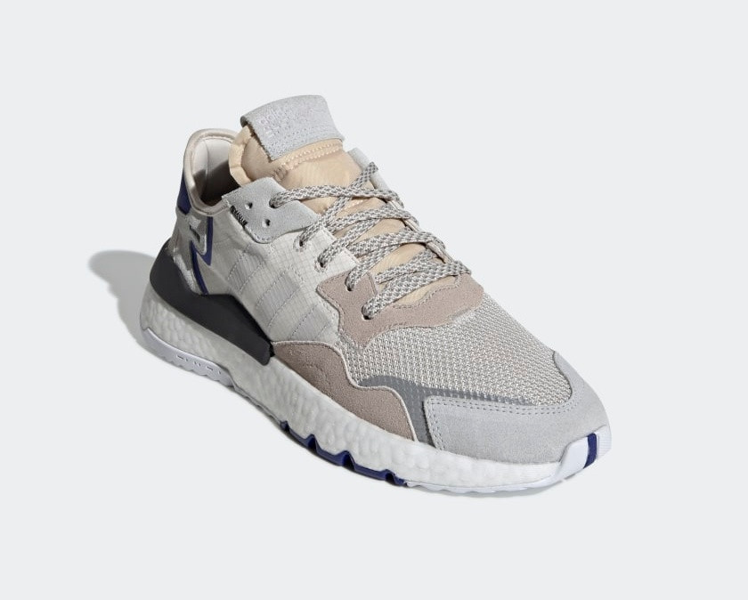 Adidas nite jogger white grey blue Clearance