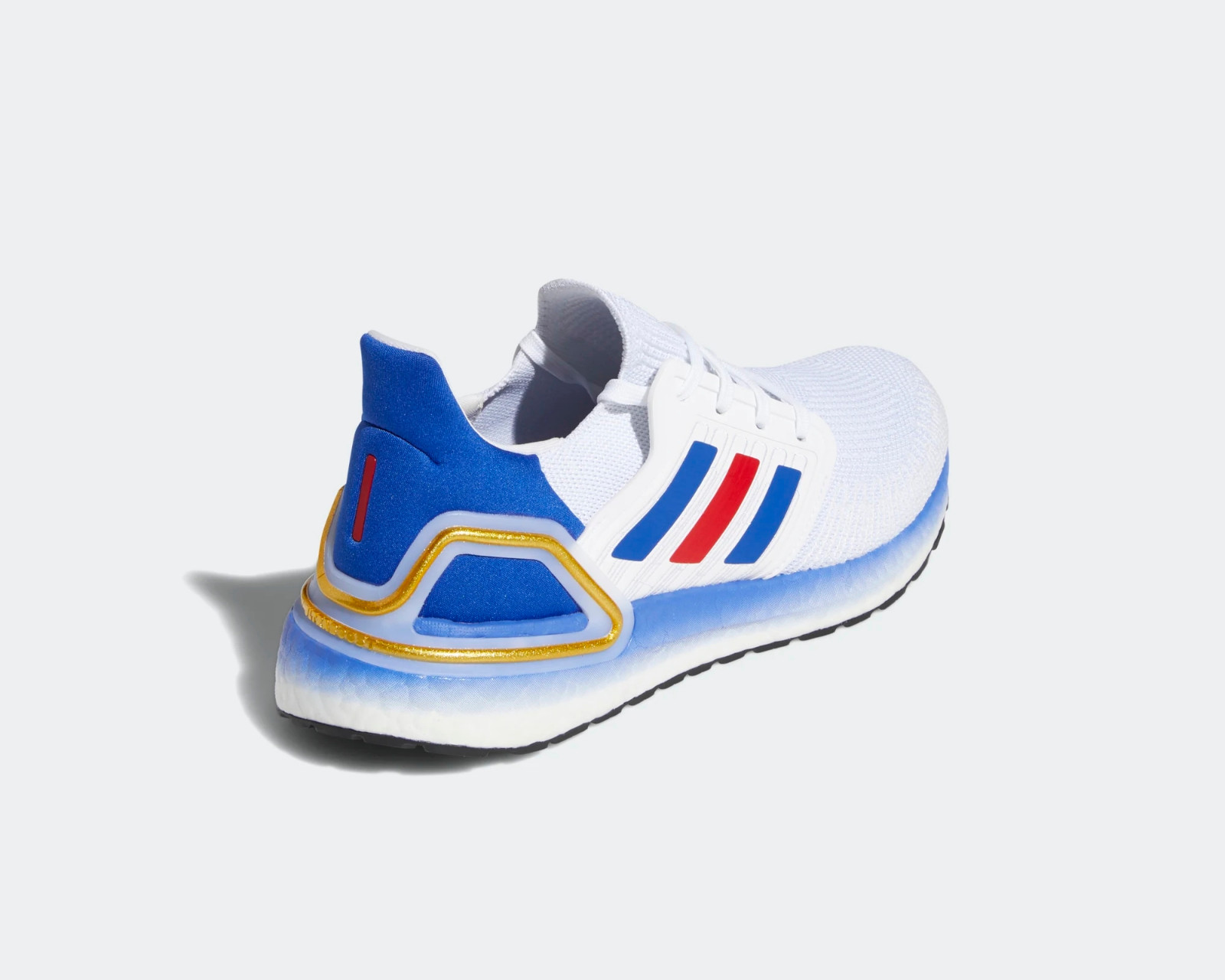 Adidas boost red and blue store
