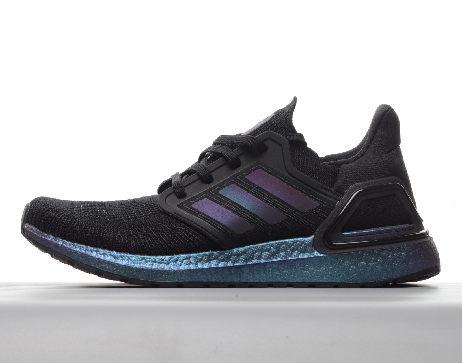 Adidas ultra boost 20 black and purple sale
