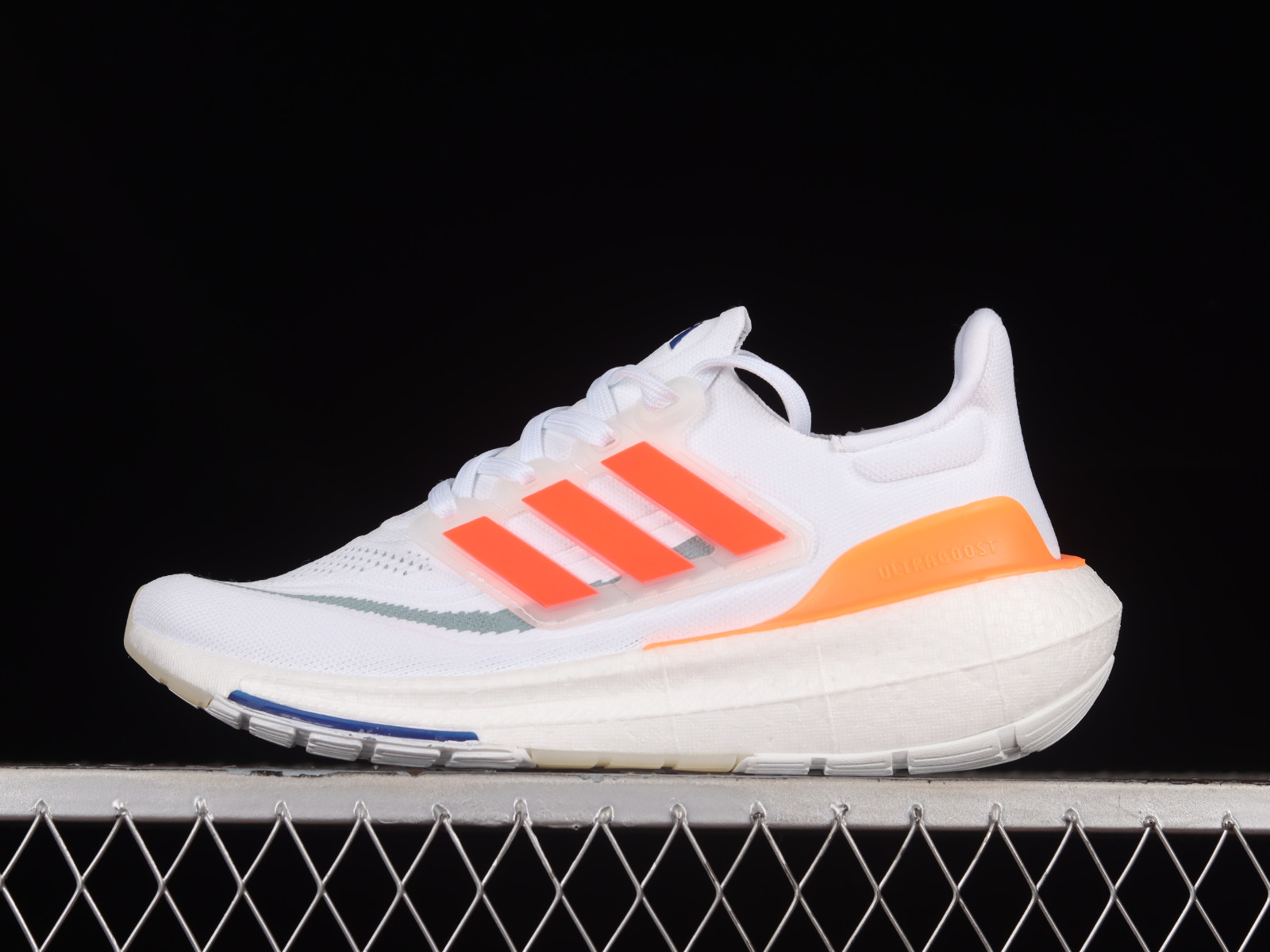 Adidas Ultra Boost Light 23 Cloud White Orange Green HS6344 