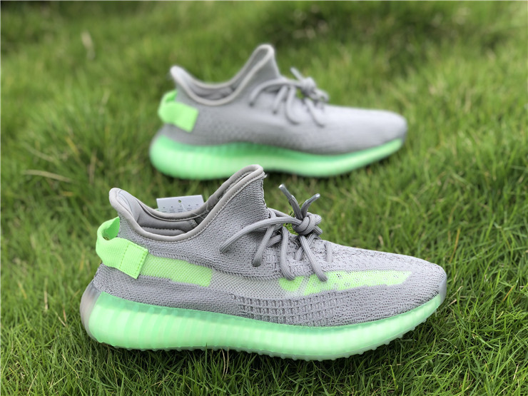 deficiencia doble Relajante Adidas Yeezy 350 Boost V2 Grey Glow Volt Green EG5560 - adidas bs4516 boots  sale clearance india - Ariss-euShops