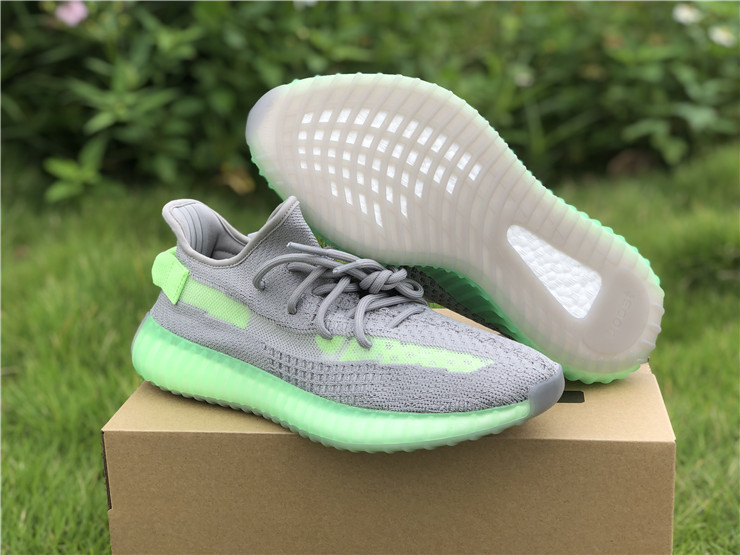 deficiencia doble Relajante Adidas Yeezy 350 Boost V2 Grey Glow Volt Green EG5560 - adidas bs4516 boots  sale clearance india - Ariss-euShops