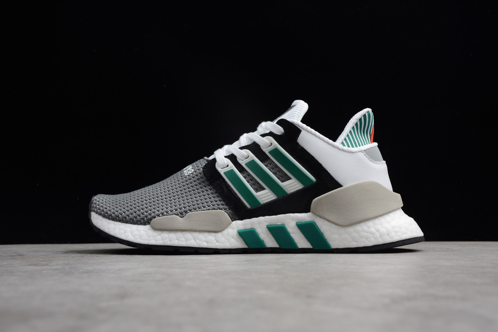 Adidas eqt support 91/18 core black sub green 2025