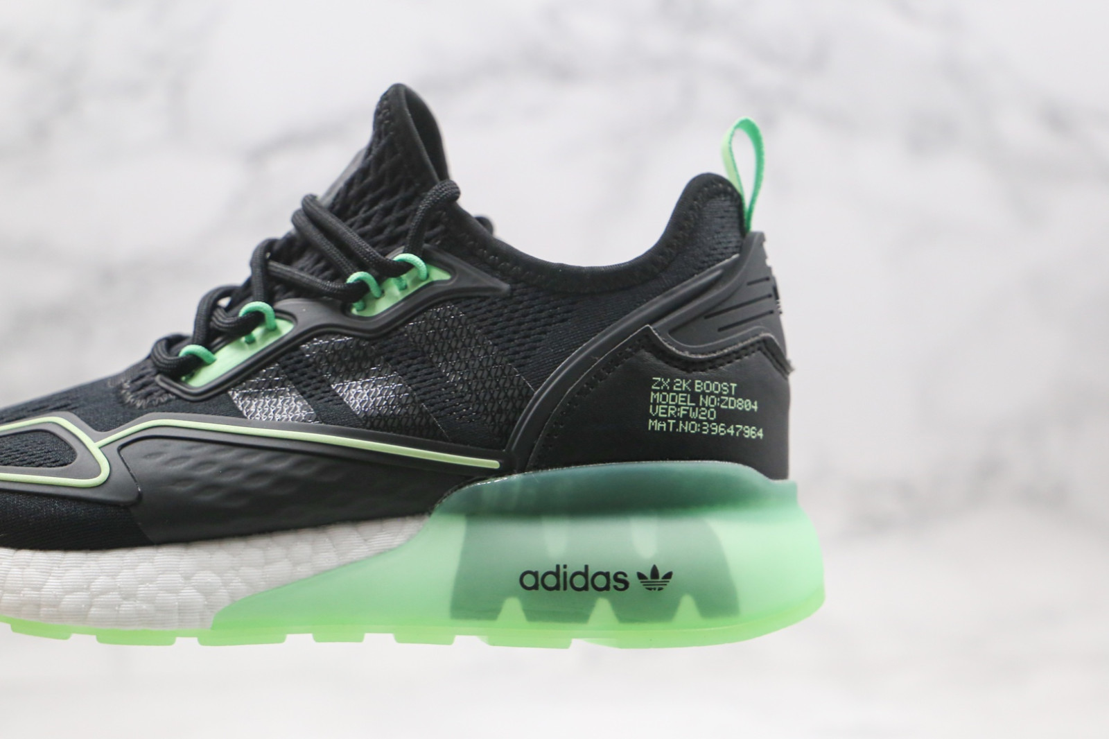 Adidas zx 2k boost black green Clearance