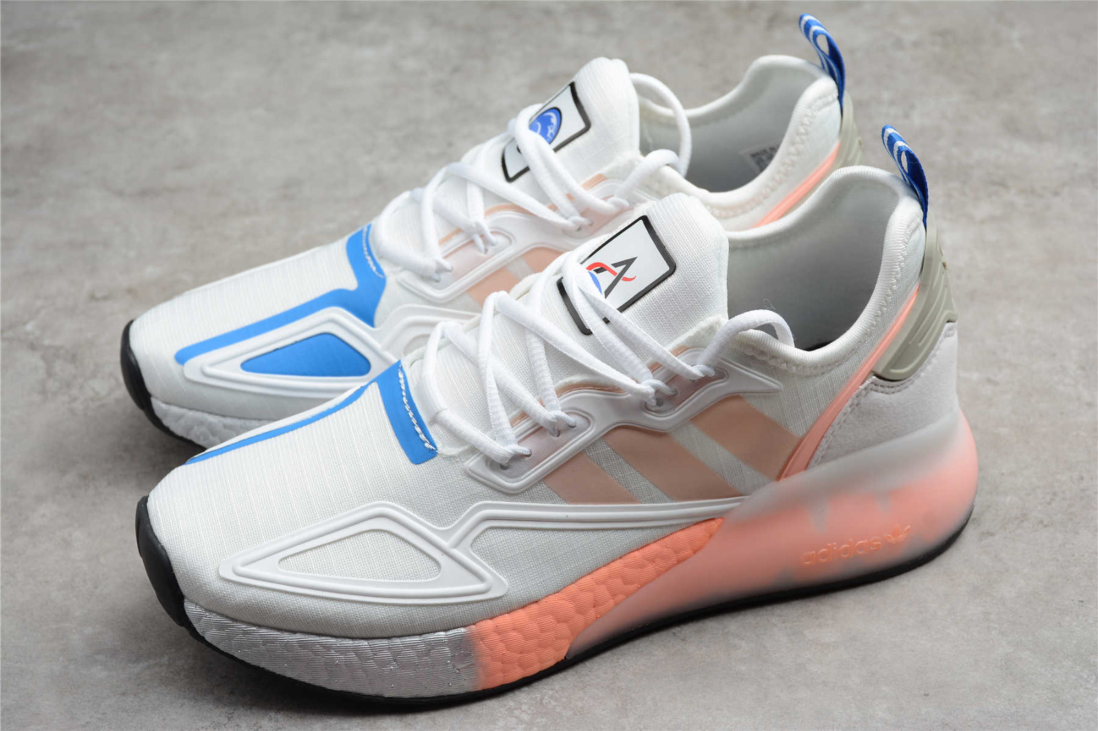 Sepsale - Adidas ZK 2K Boost Crystal White True Pink Matte Silver FZ3900 -  Жіночі кросівки fila adidas nike puma