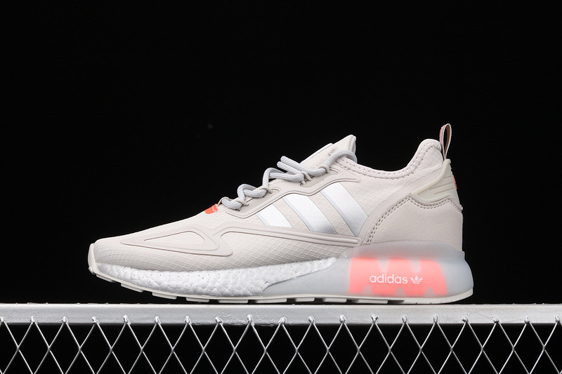 Adidas ZX 2K Boost Grey One Solar Red Silver Metallic FX7028 - nmd green  rose gold price in pakistan 2019 today - Sepsale