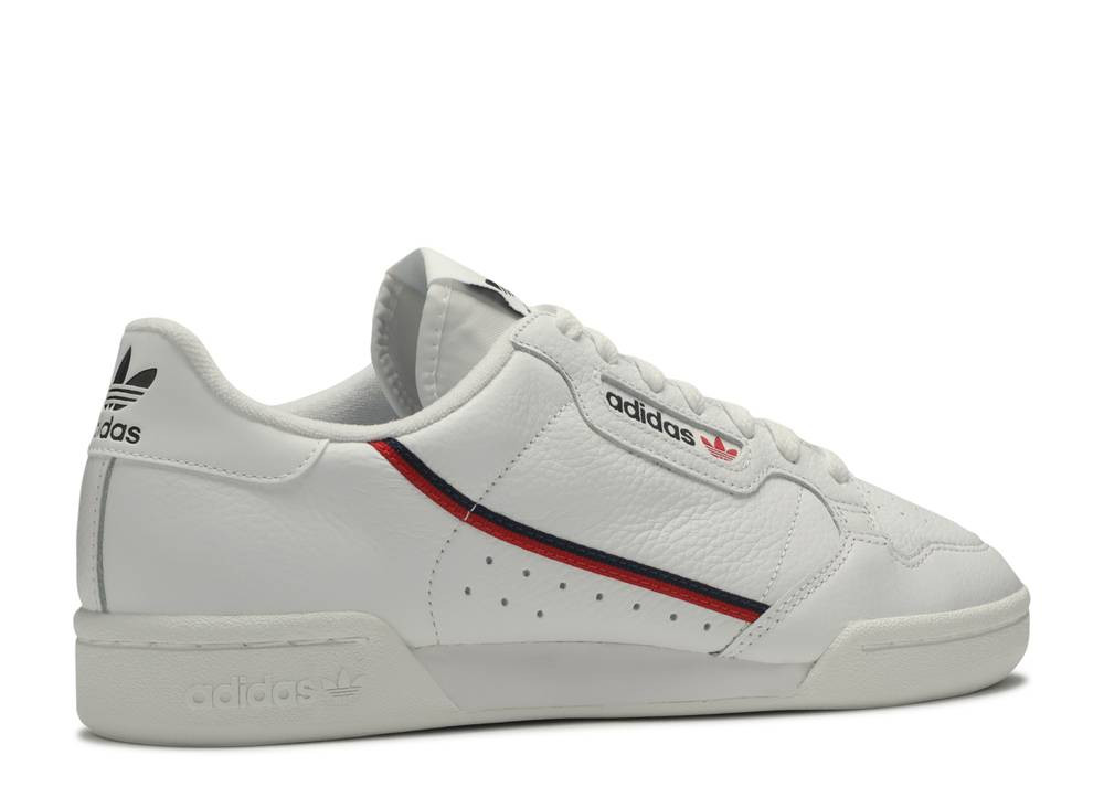 Adidas Continental 80 White Navy Scarlet G27706 - StclaircomoShops