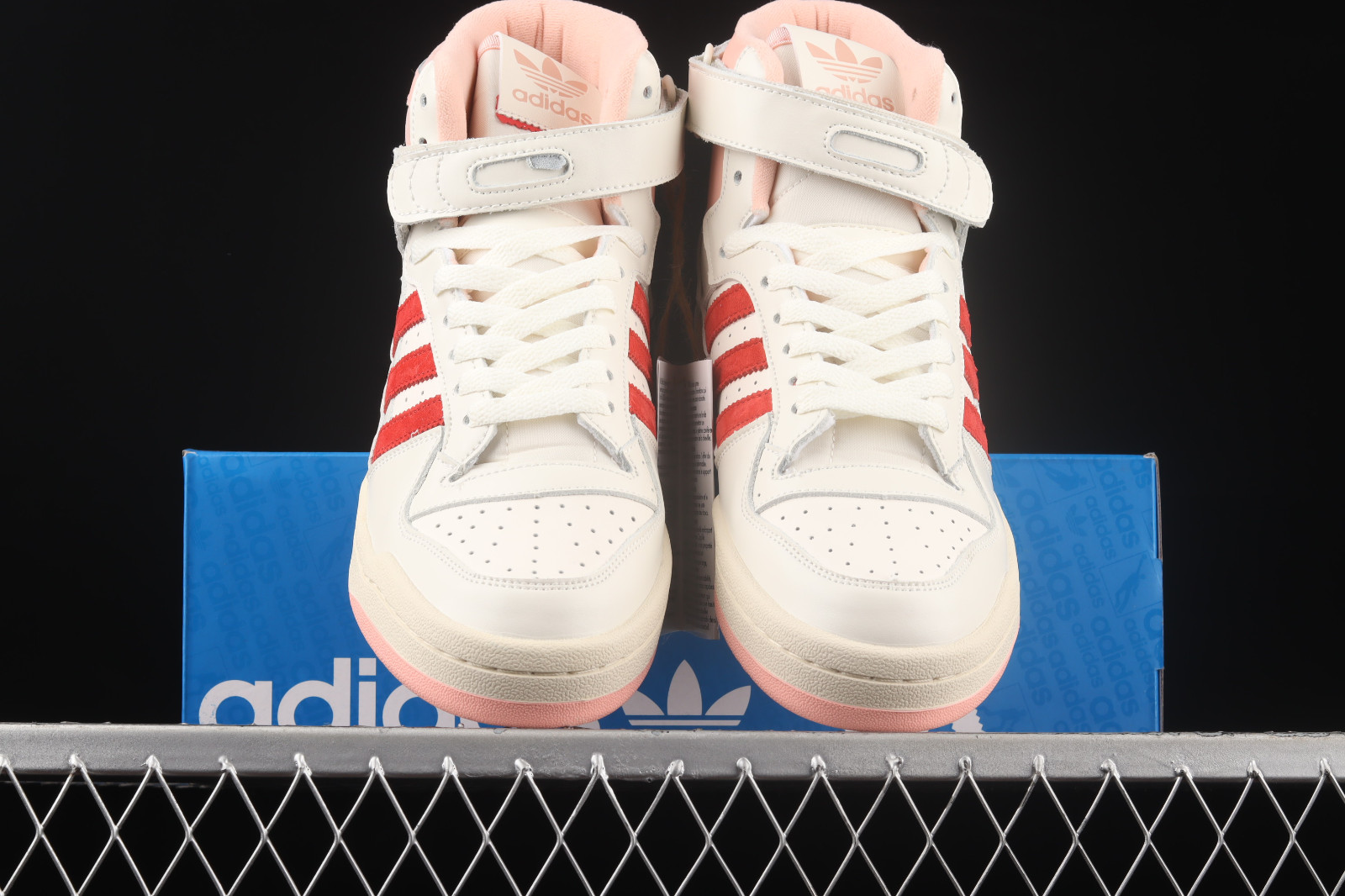 Adidas Forum 84 High Off White Glow Pink Vivid Red H01670 - StclaircomoShops