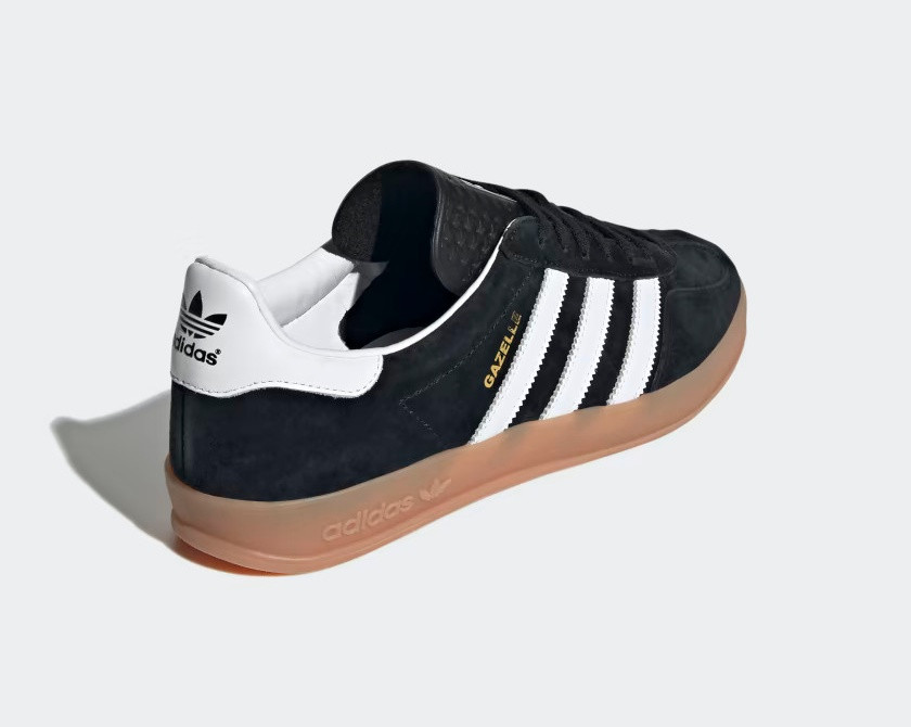 Adidas Gazelle Indoor Core Black Cloud White Gum H06259 - Sepsale