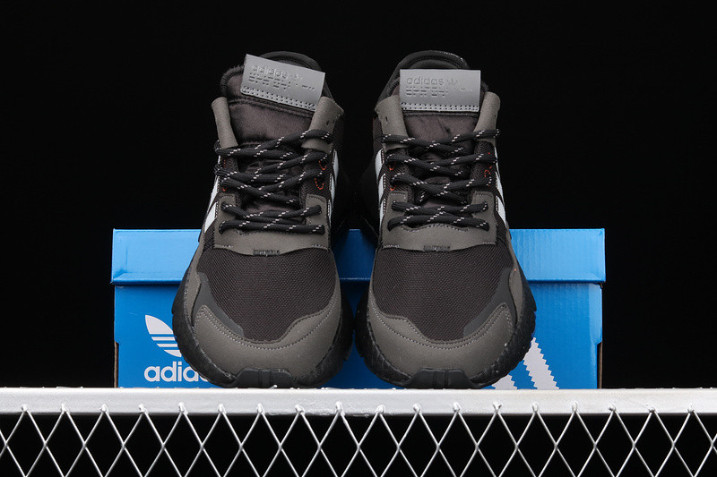 Adidas Nite Jogger Cloud White Grey Six Acid Mint FX6834 - StclaircomoShops