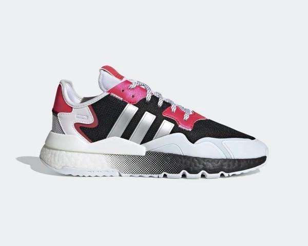 Silver Metallic White Shoes EF5402 