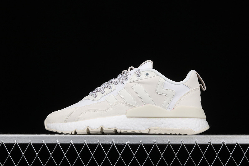 Adidas Nite Jogger Crystal White Ftwr White Core Black FZ3660 -  StclaircomoShops