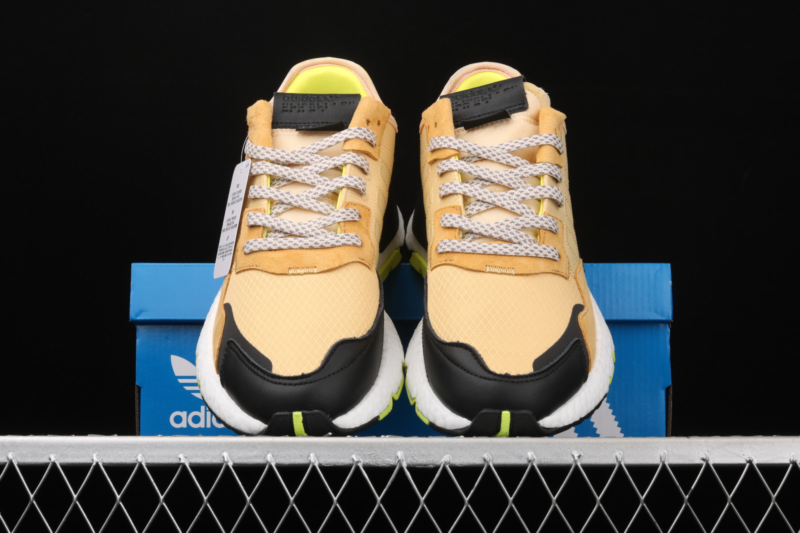 Adidas Nite Jogger Easy Yellow Core Black Cloud White EE5868 - Sepsale