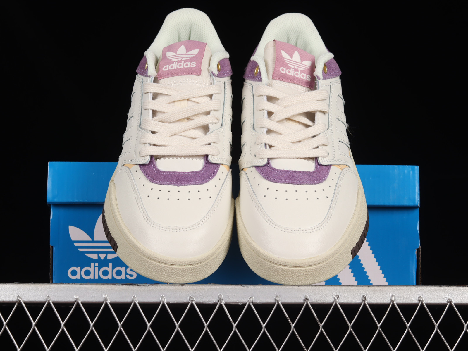 Adidas Originals Drop Step XL Low Cream White Purple GW9736 - RvceShops
