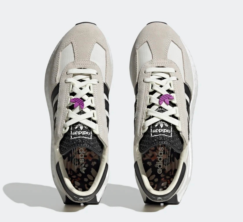 Adidas Originals Retropy E5 Off White Black Shock Purple HQ6886 - Sepsale