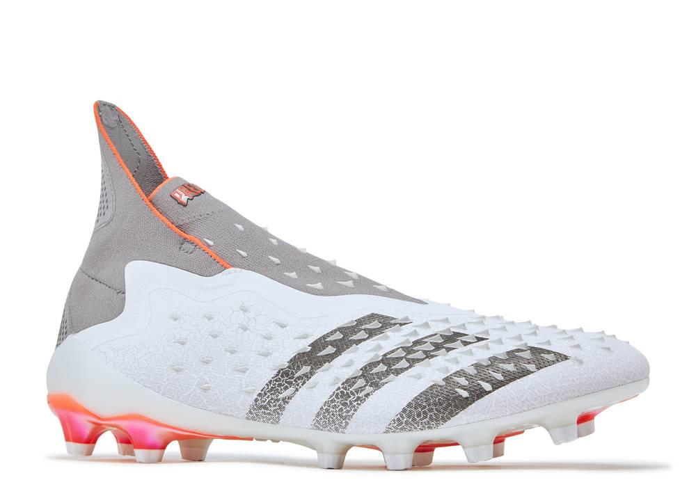 Adidas Predator Freak Ag Demonskin White Solar Red Iron Metallic Cloud  FY8426 - StclaircomoShops