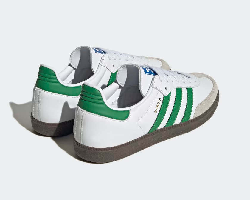 Adidas Samba OG Footwear White Green Supplier Color IG1024 - Sepsale