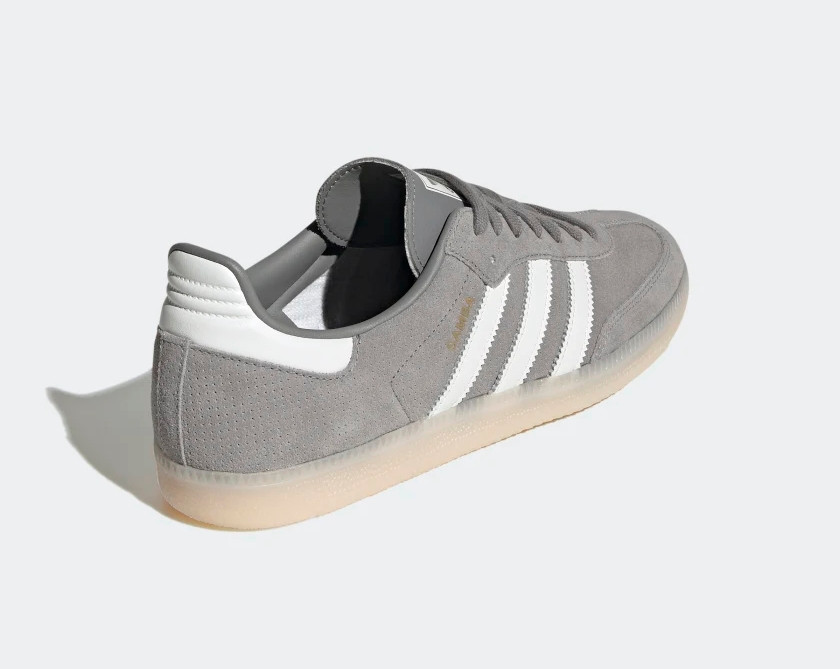 Adidas Samba OG Grey Three Core White Bliss Orange HP7905 - Sepsale