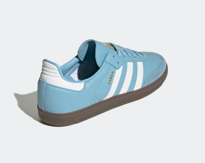 Adidas Samba Team Clear Blue Footwear White HQ7037 - Sepsale
