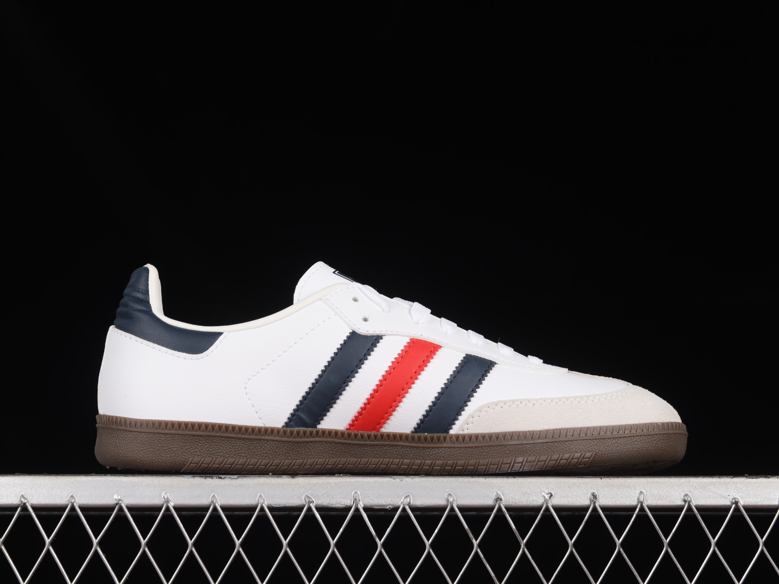 Adidas Samba Vegan OG Cloud White Navy 
