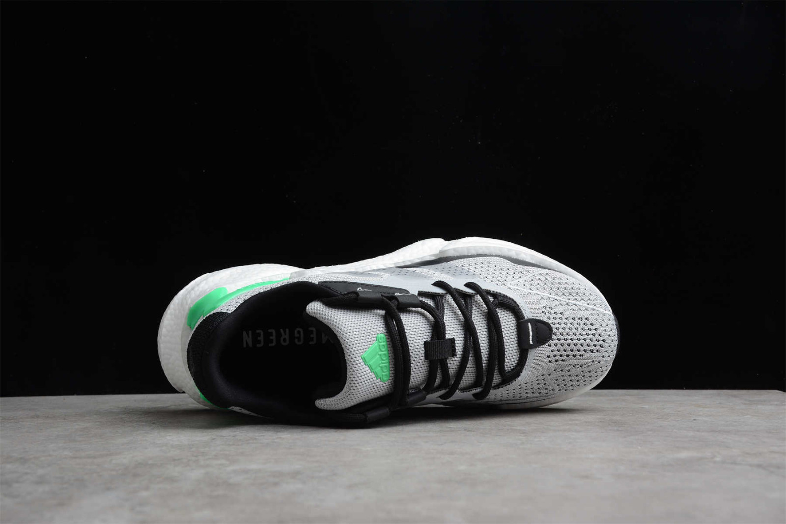 Adidas X9000L4 Grey Core Black Green Cloud White S23671 - StclaircomoShops