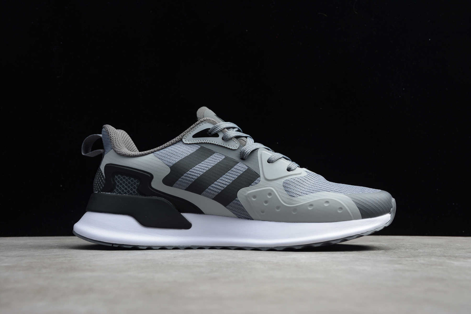 the shoe has found celebrity fans in - Adidas X PLR Dark Grey Core Black  Cloud White Shoes EE7649 - StclaircomoShops