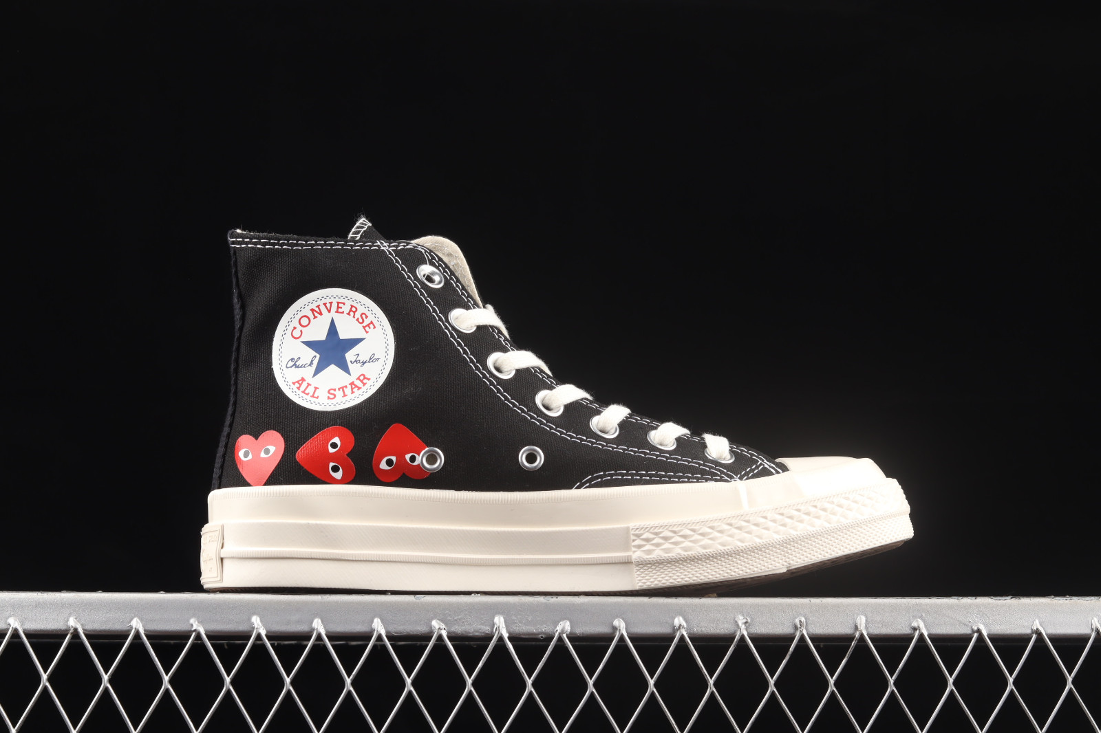 RvceShops - Plimsolls CONVERSE El Distrito 2.0 Ox A00374C White Green Gum  Honey - Comme des Garcons PLAY x Converse Chuck Taylor All Star 70 Hi Black  162971C
