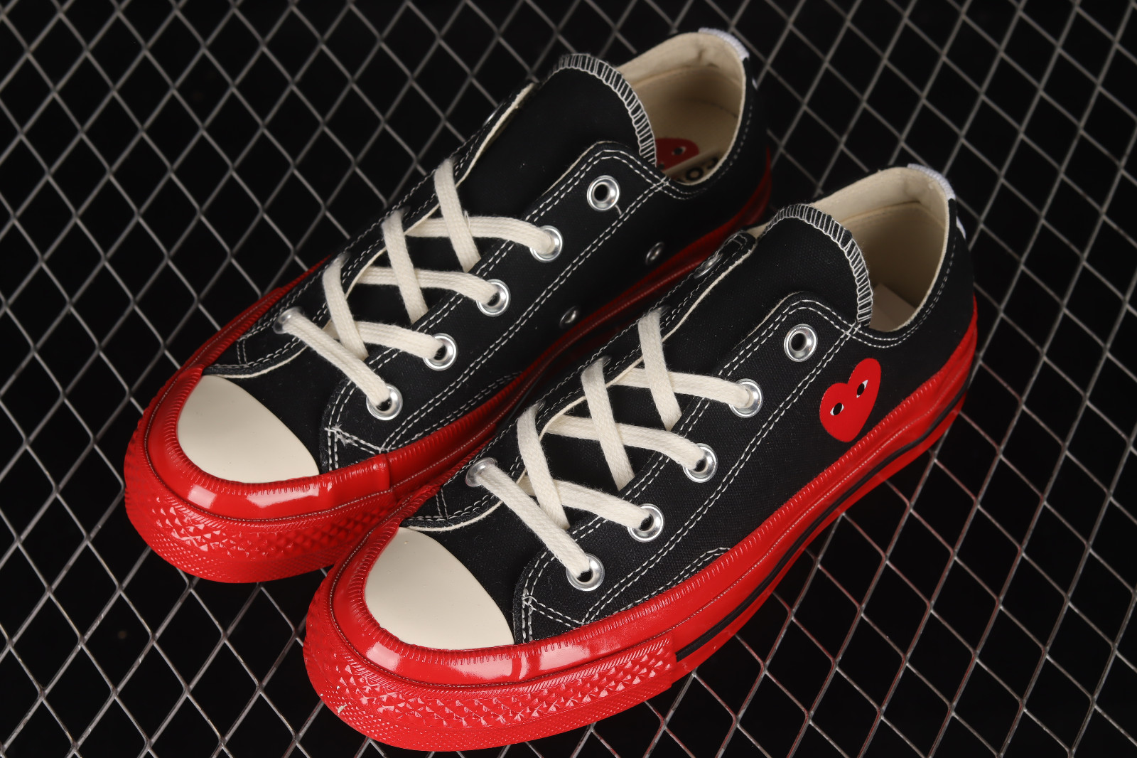 A New Legacy x Converse Japan Chuck Taylor All Star Collection Comme des Garcons x Converse Chuck Taylor All Converse Shoes AljadidShops Star 70 Low Black Red Sole A01795C
