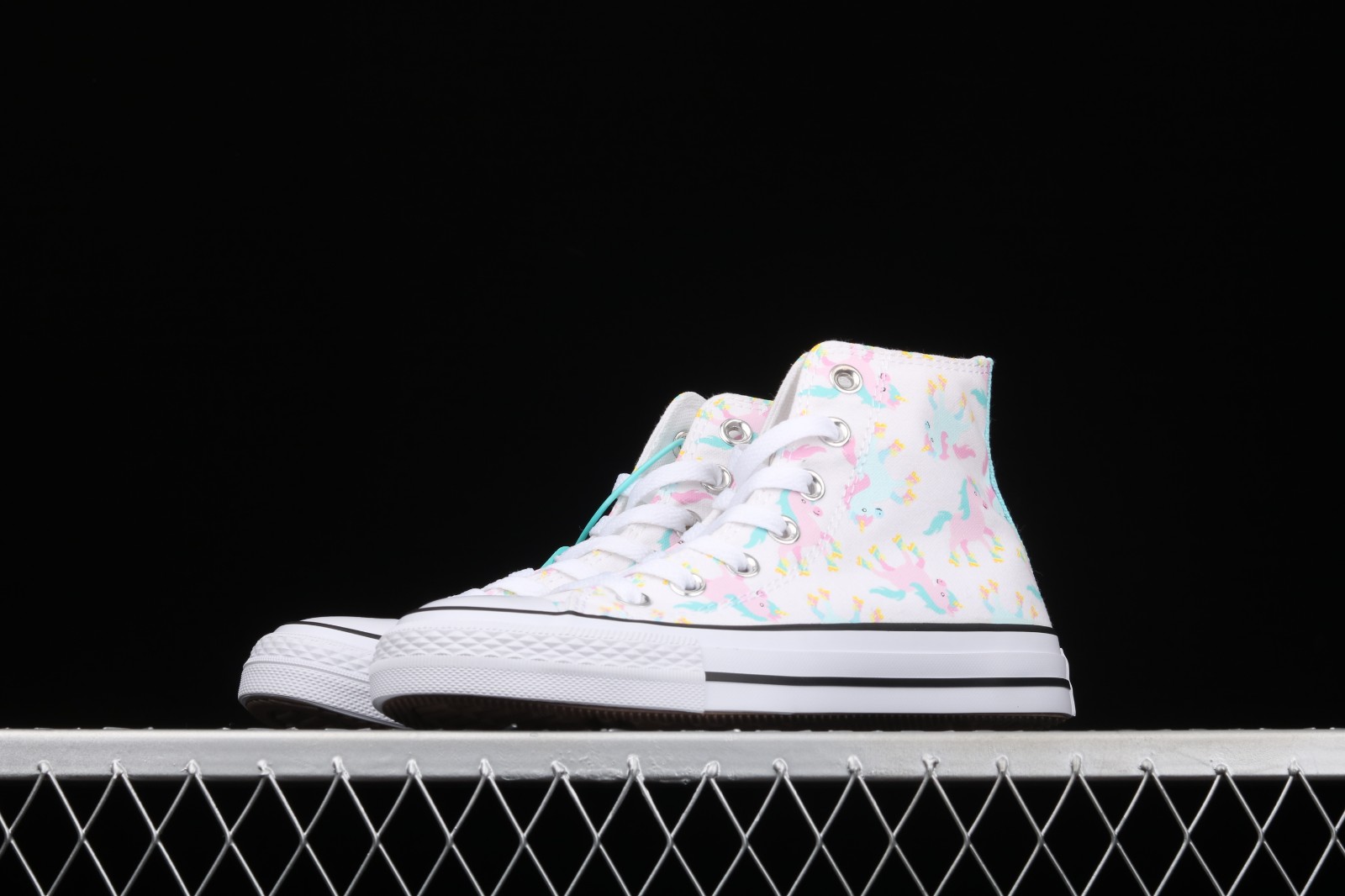 Converse Shoes StclaircomoShops Converse All Star Unicorn White High Colorful Horse Print 669816C converse all star 100 nishijin ori