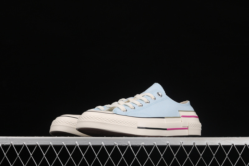 Converse Chuck 70 OX Chambray Blue White Purple 570789C - StclaircomoShops