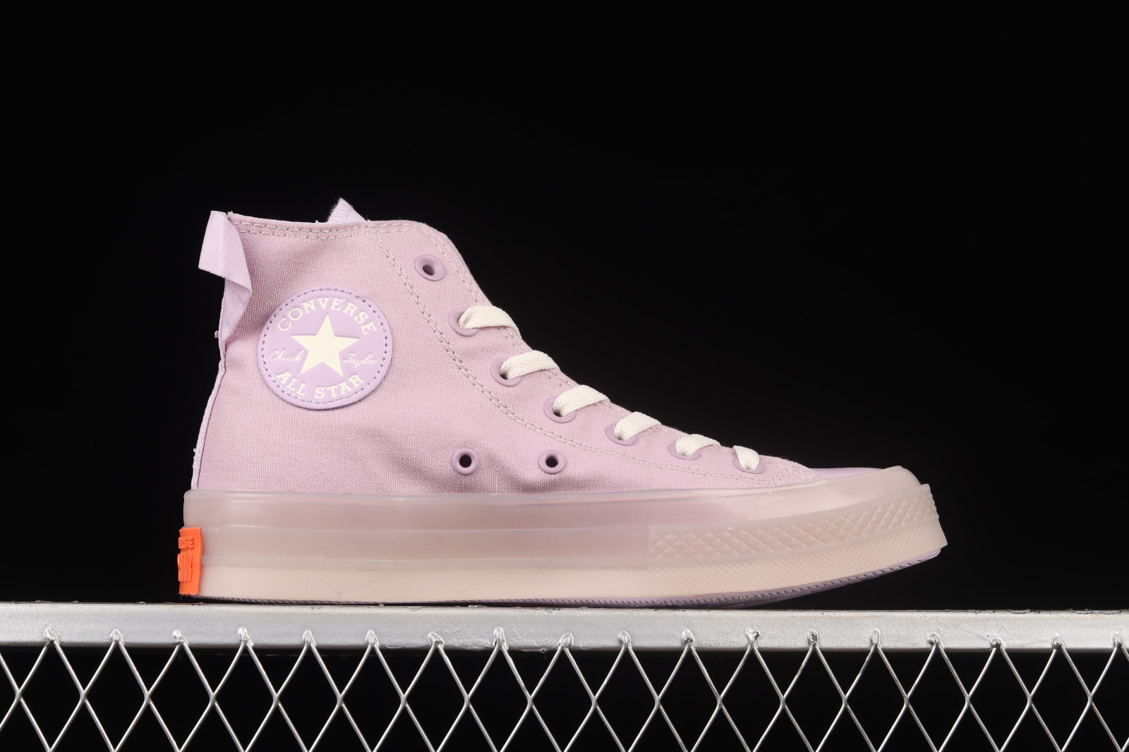 Purple and orange converse sale