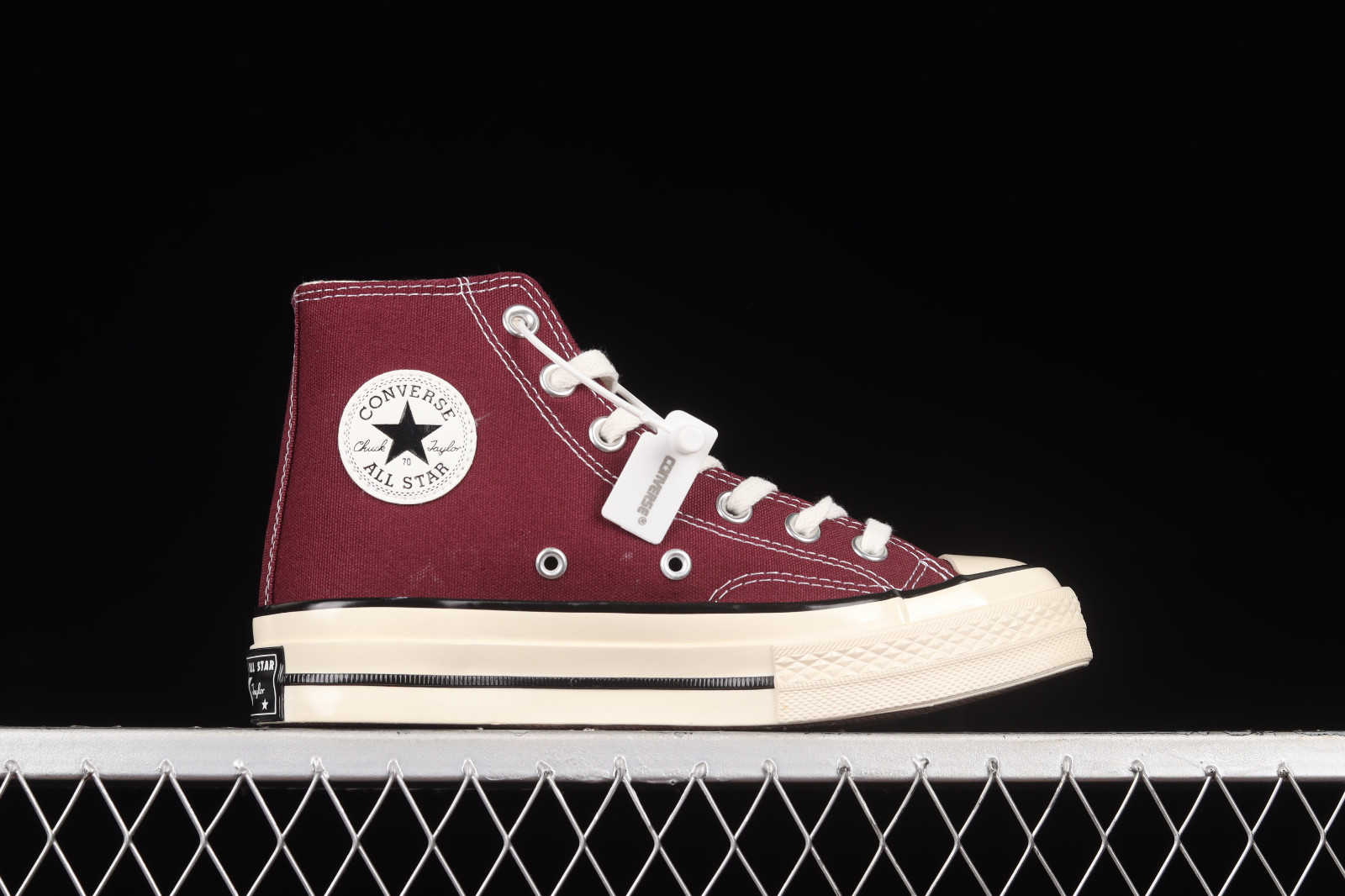 Converse Chuck Taylor All Star 70s Hi Recycled Canvas Deep Bordeaux Egret Black 171567C Converse Shoes Converse Suede Chuck 70 Hi StclaircomoShops