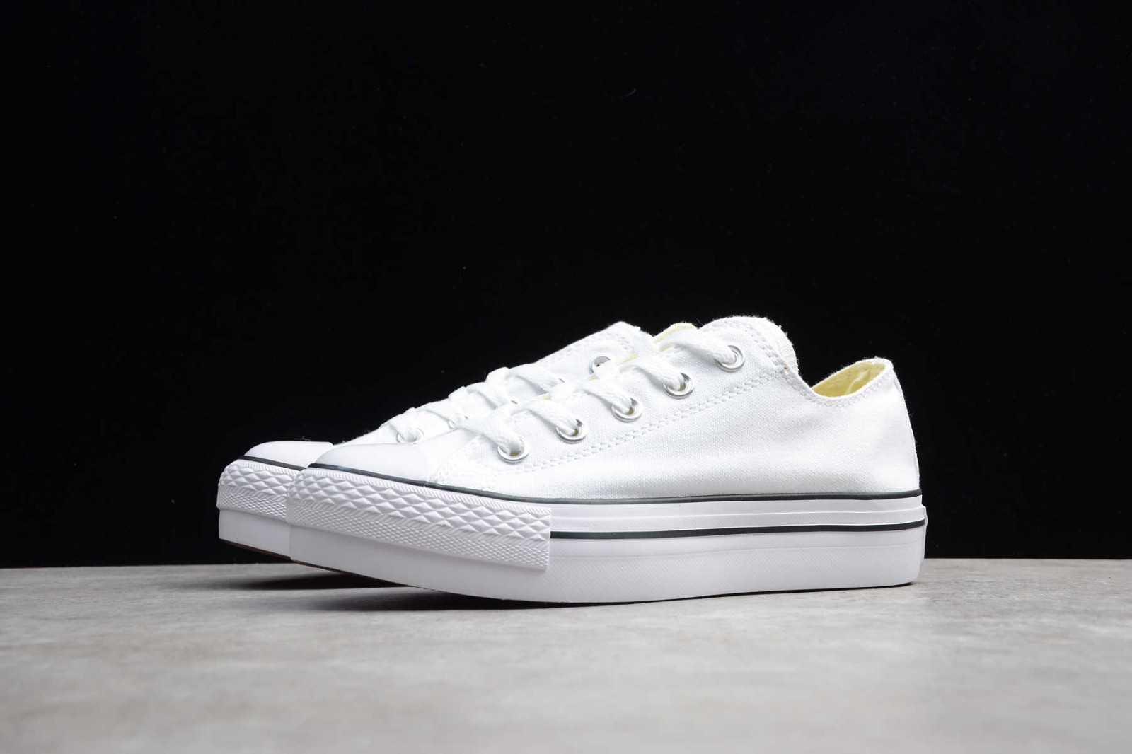 Converse Chuck Taylor All Star Lift OX White Balck 560251C - RvceShops