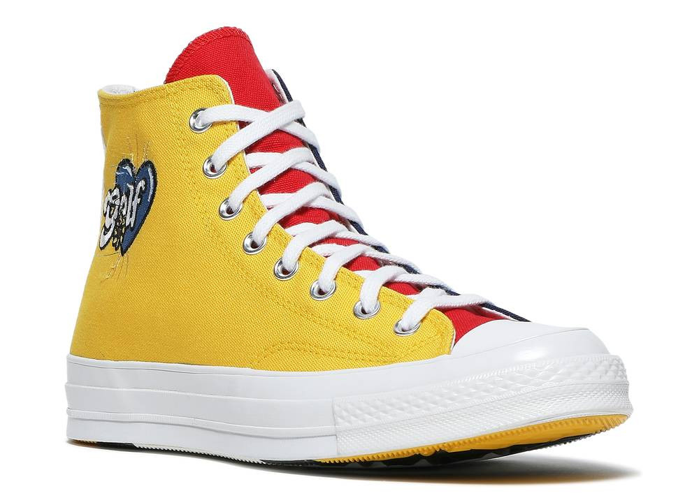 Converse Golf Wang X Chuck 70 High Tripanel Blue Red Yellow 169910C -  Ariss-euShops