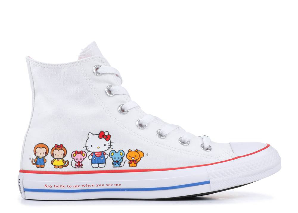Converse Hello Kitty X Chuck Taylor All Star Canvas Hi White 162944C GaleriahitShops