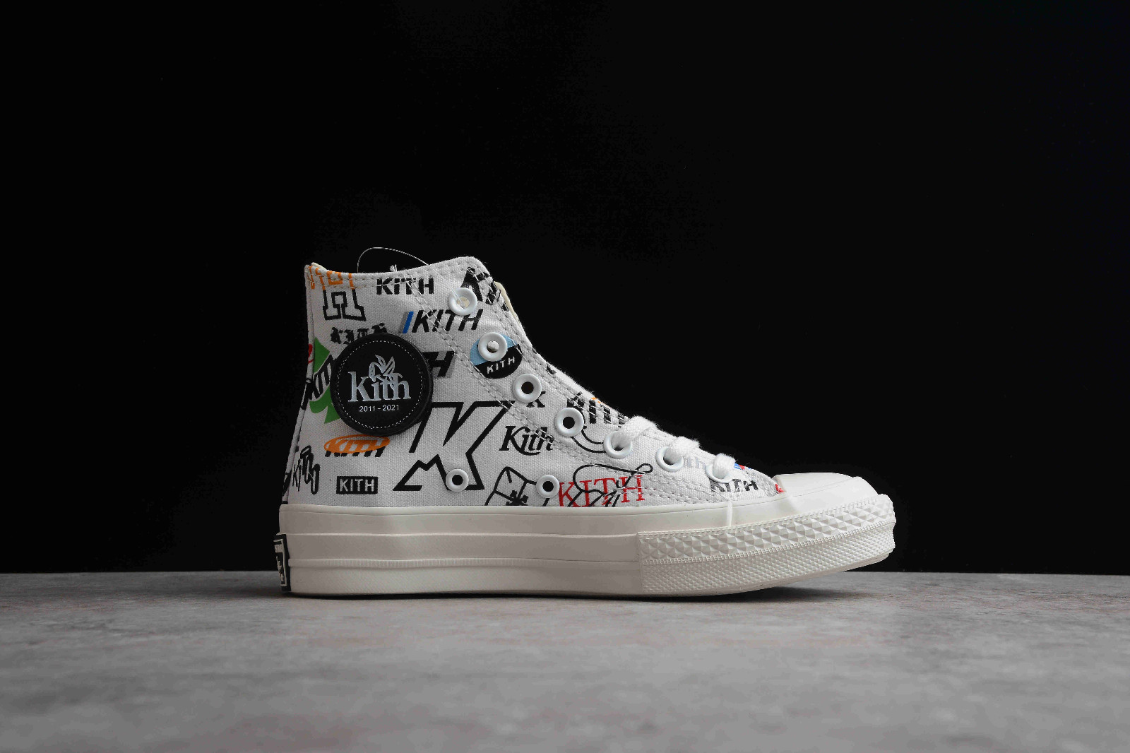 Kith X Converse Chuck Taylor All Star 70 High 10th Anniversary White Multi StclaircomoShops Color 172466C Converse Chuck Taylor All Star 70s Hi Kith x Coca Cola Red Converse Shoes