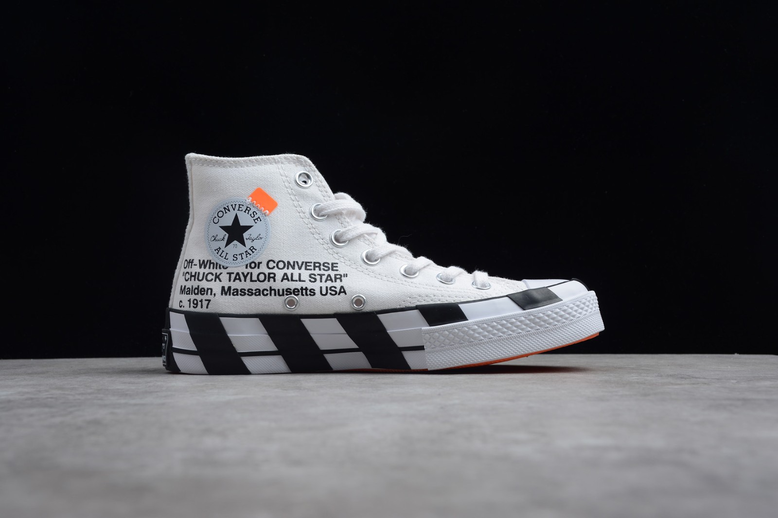 Off White x black Converse White Black 163892C For Sale Rick