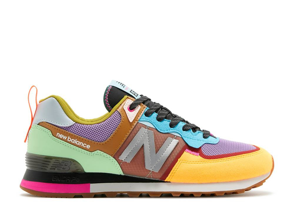 zapatillas de running Sandali New Balance amortiguacion media pie normal talla 42.5 Sandali New Balance Shoes GaleriahitShops Sandali New Balance 574v2 Multicolor Pink Glow ML574IME