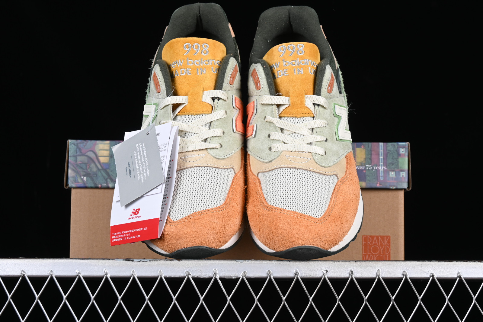 New balance 998 heren oranje hotsell