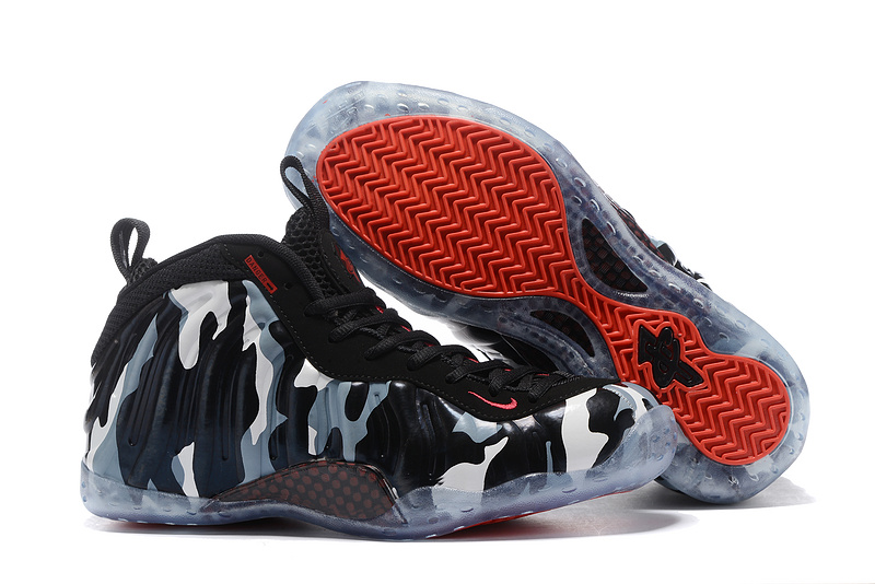 grey and white foamposites