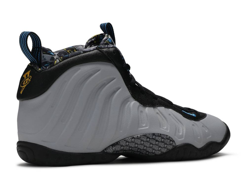 Nike little posite one black and gold hot sale