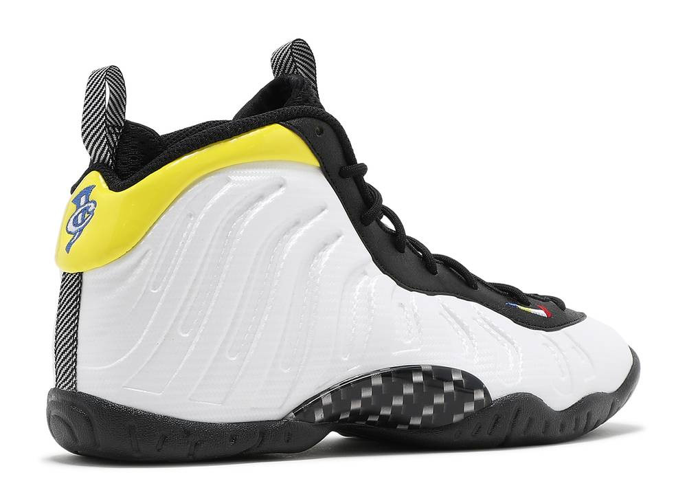nike little posite one black and white