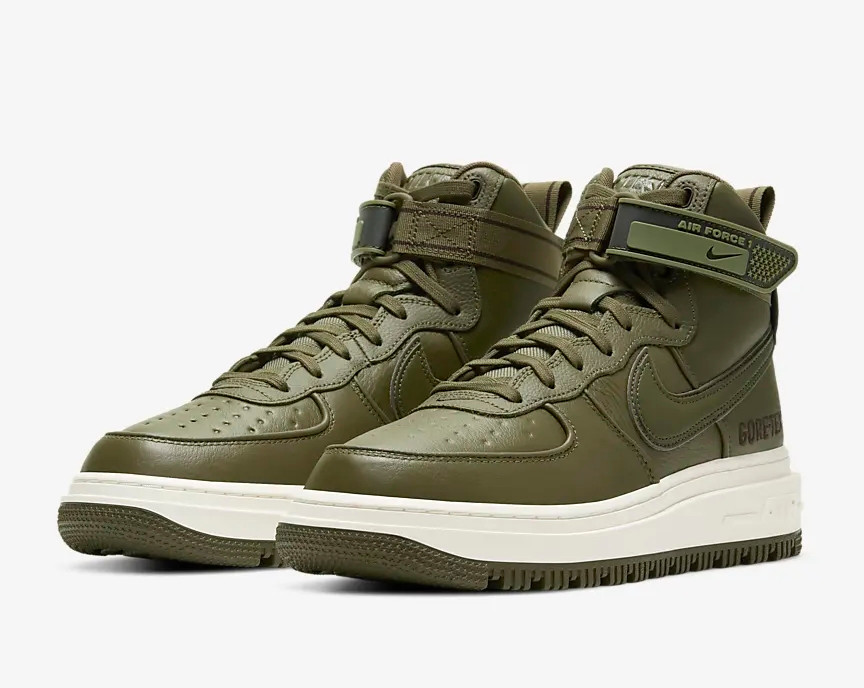201 Air Force 1 High Tex Boot Medium Olive Seal Brown CT2815
