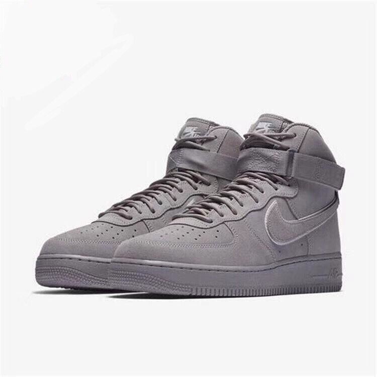 Nike air force 1 high top grey cheap