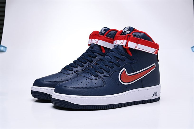 Nike Air Force 1 High Retro 07 LV8 Sport Dark Blue Red AV3938 GmarShops 400 Air Force 1 High nike free hybrid boot black women shoes